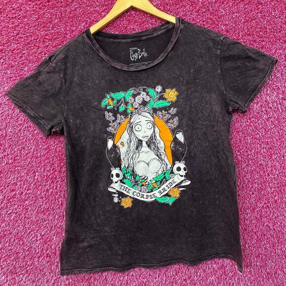 Tim Burton The Corpse Bride Emily Retro Style Graphic Design T-Shirt large - Picture 3 of 5
